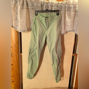 Adorable Sage green windbreaker pants